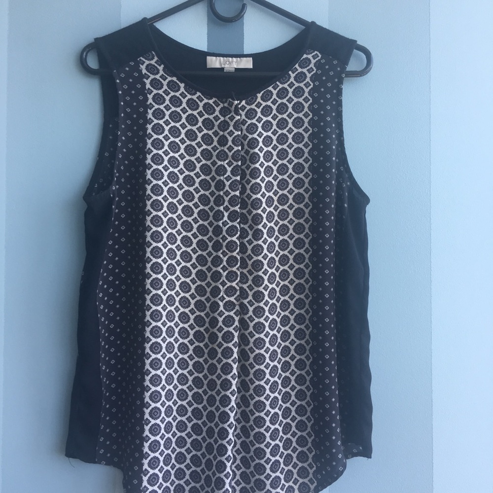 Loft - Sheer Design Tank Top